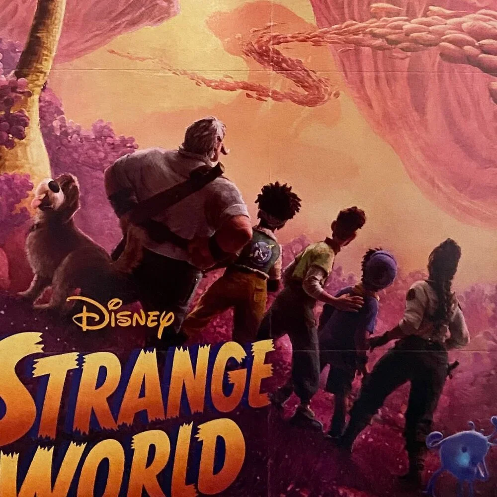 STRANGE WORLD (2022) - ORIGINAL DOUBLE SIDED ADVANCE MOVIE POSTER - Picture 2 of 2